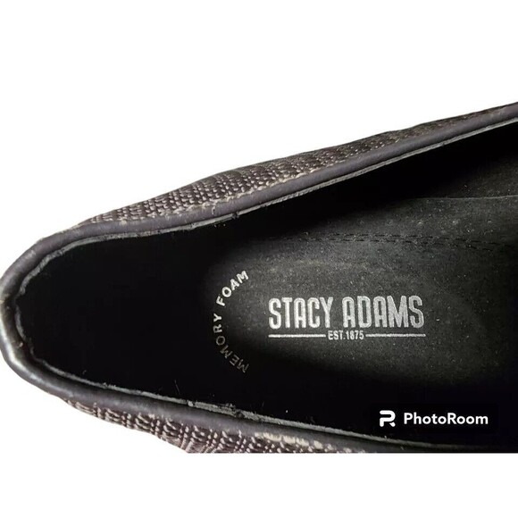 STACY ADAMS Tazewell Plain Toe Slip-on Gray Size 13 Dapper Gentleman main image 4